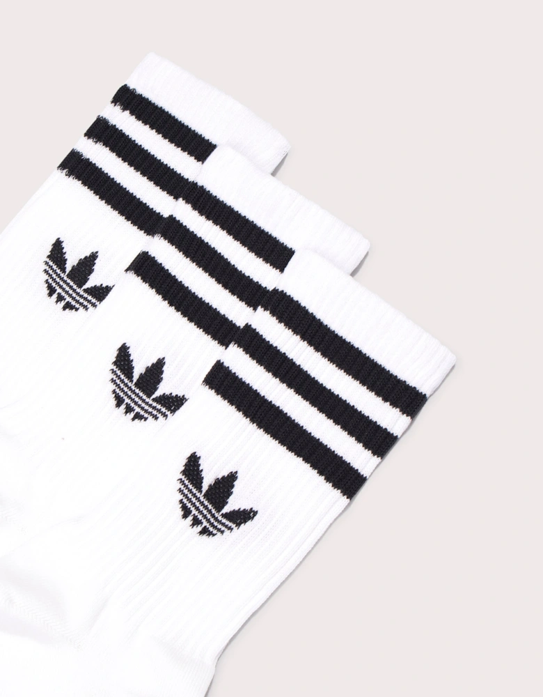 3 Stripes Pack Crew Socks