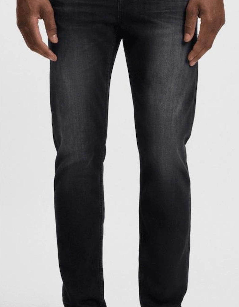 H-Delaware Slim Fit Cashmere Touch Charcoal Grey Jeans