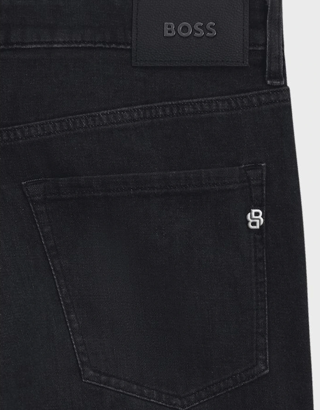 H-Delaware Slim Fit Cashmere Touch Charcoal Grey Jeans