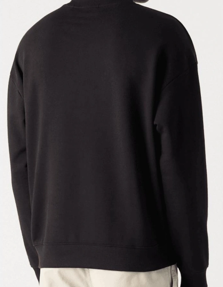 Dapocrew Relaxed Fit Black Sweatshirt
