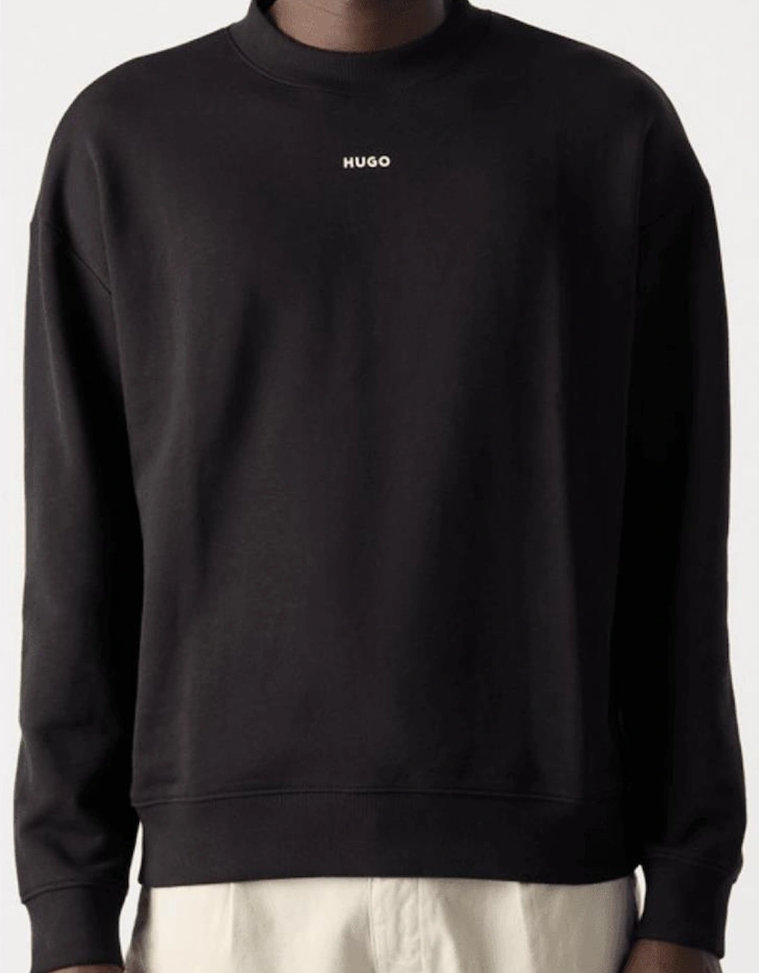 Dapocrew Relaxed Fit Black Sweatshirt