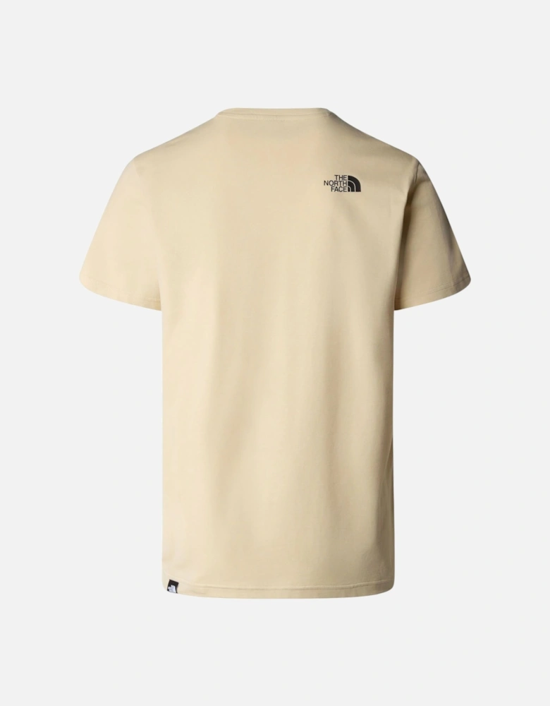 Mens T Shirt Simple Dome Soft Cotton Short Sleeve Crew Neck Tops