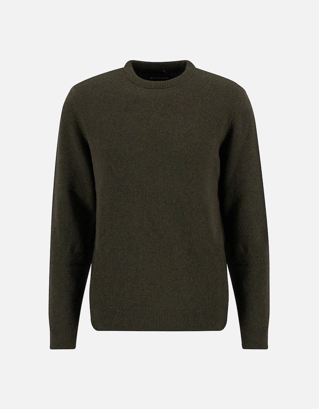 Holden Mens Crew Neck Knitted Sweater - Olive Marl, 2 of 1