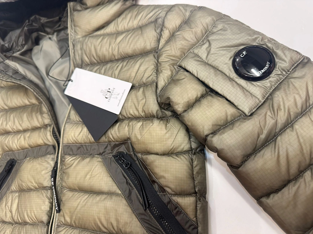 C.P.COMPANY BOYS GREY PADDED JACKET CNS00S