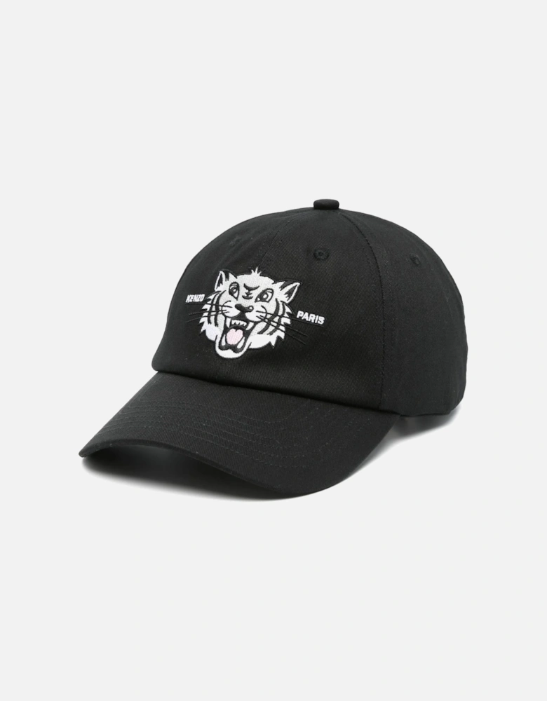 Tiger Baseball Cap Black