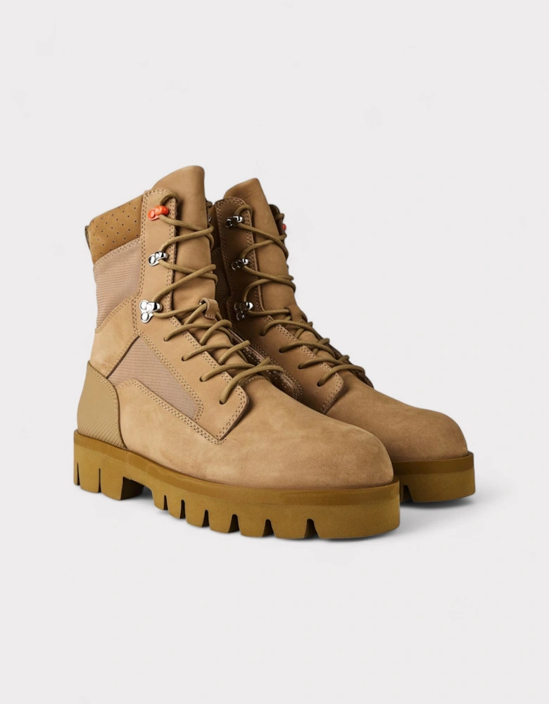 Military Boots Biege