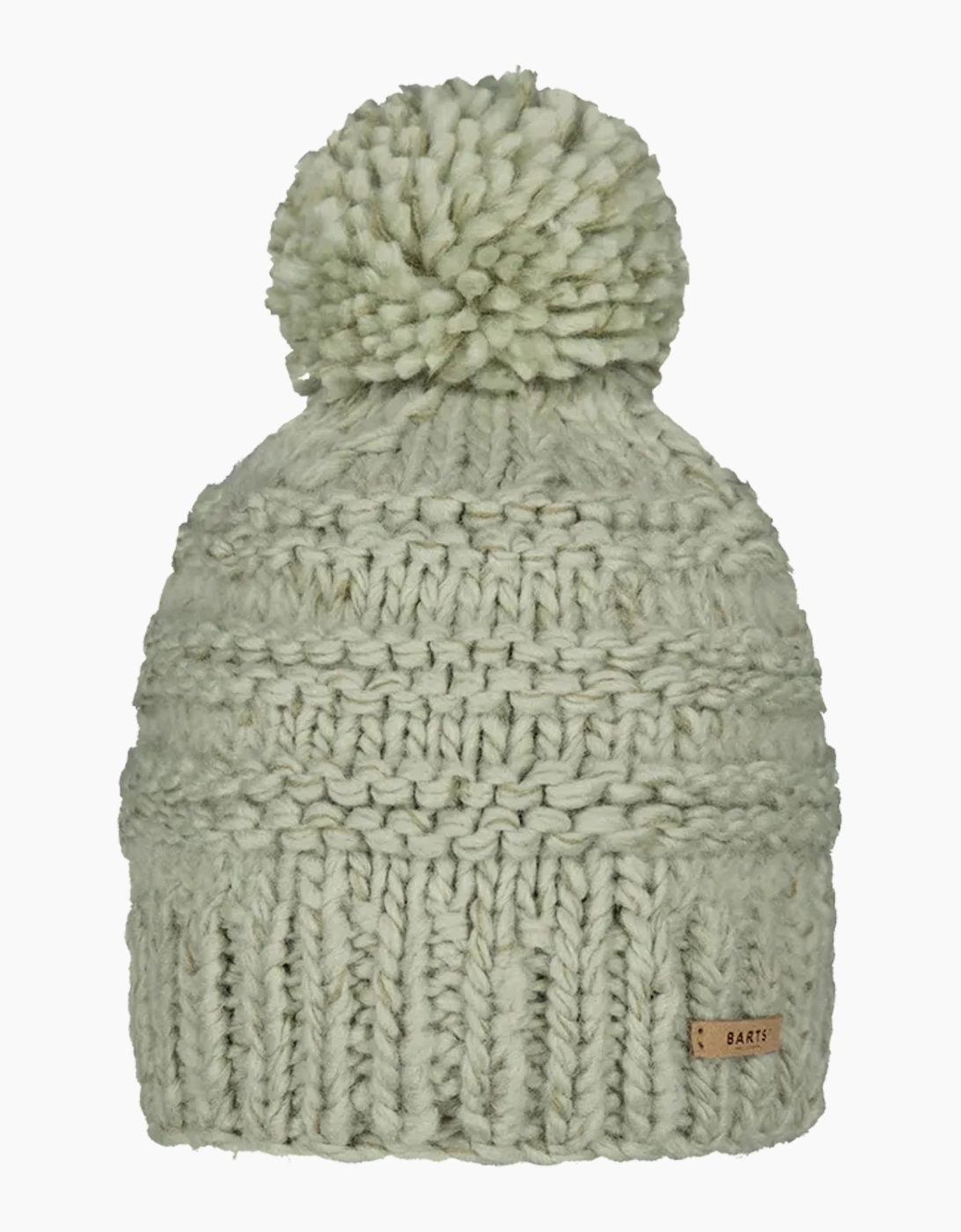 Barts Women's Cream Jasmin Classic Hand Knit Knitted Bobble Hat - Size: One Size