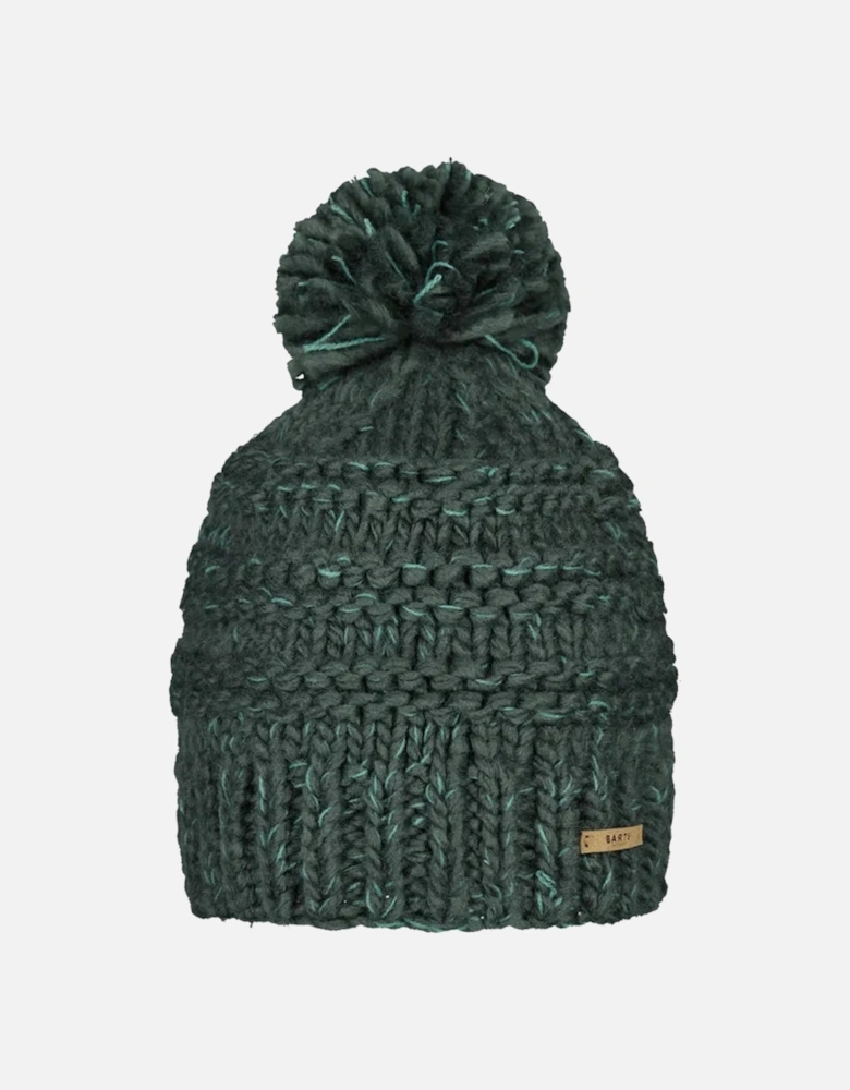 Barts Womens Jasmin Classic Hand Knit Knitted Bobble Hat