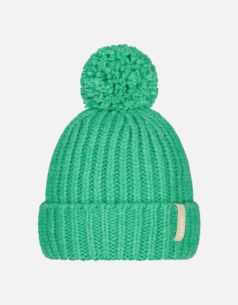 Womens Joansy Curffed Pom Pom Bobble Hat