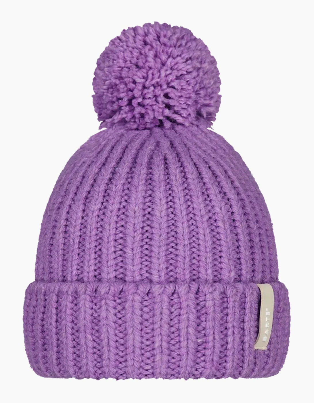 Barts Women's Purple Joansy Curffed Pom Pom Bobble Hat - Size: One Size