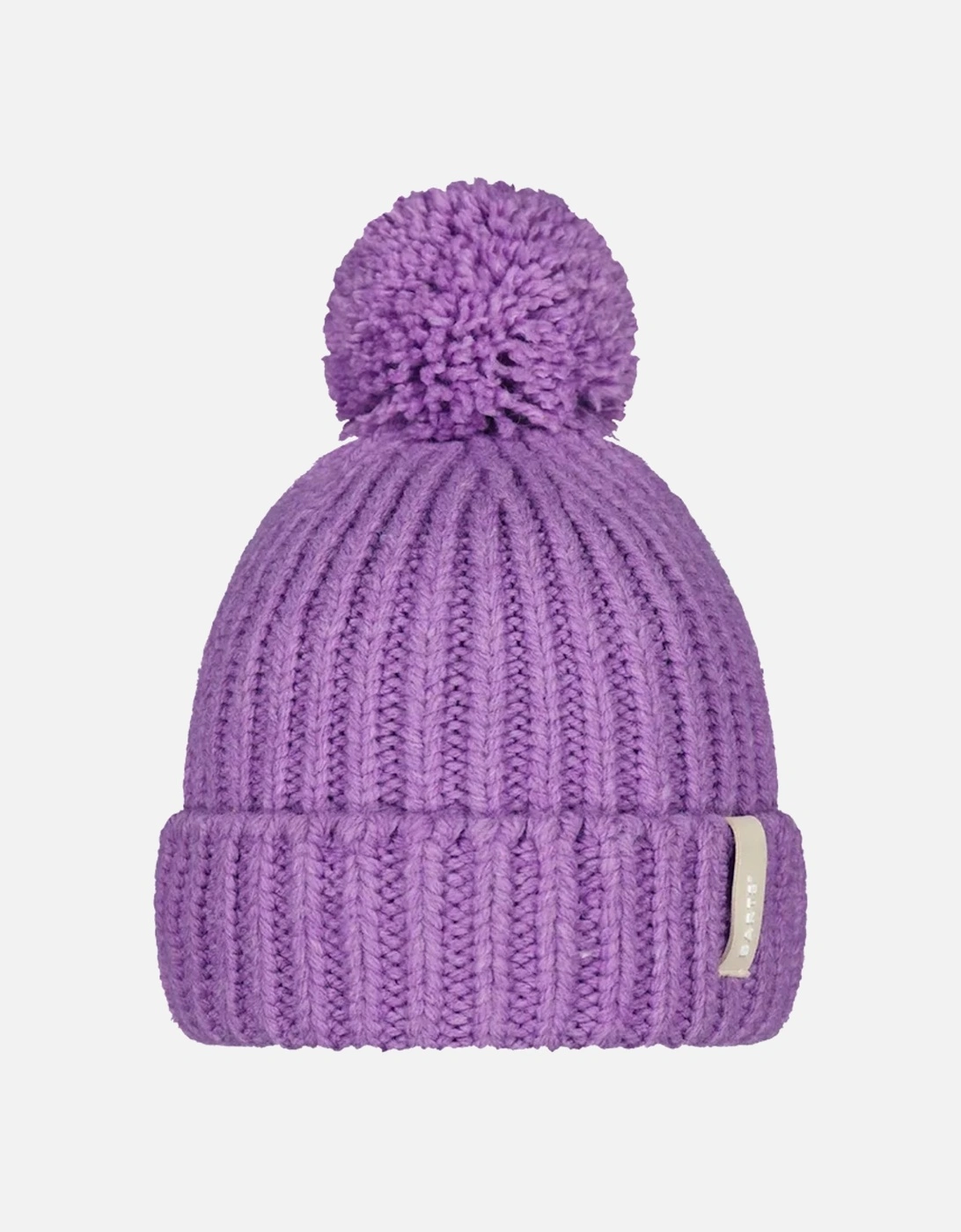 Womens Joansy Curffed Pom Pom Bobble Hat, 2 of 1