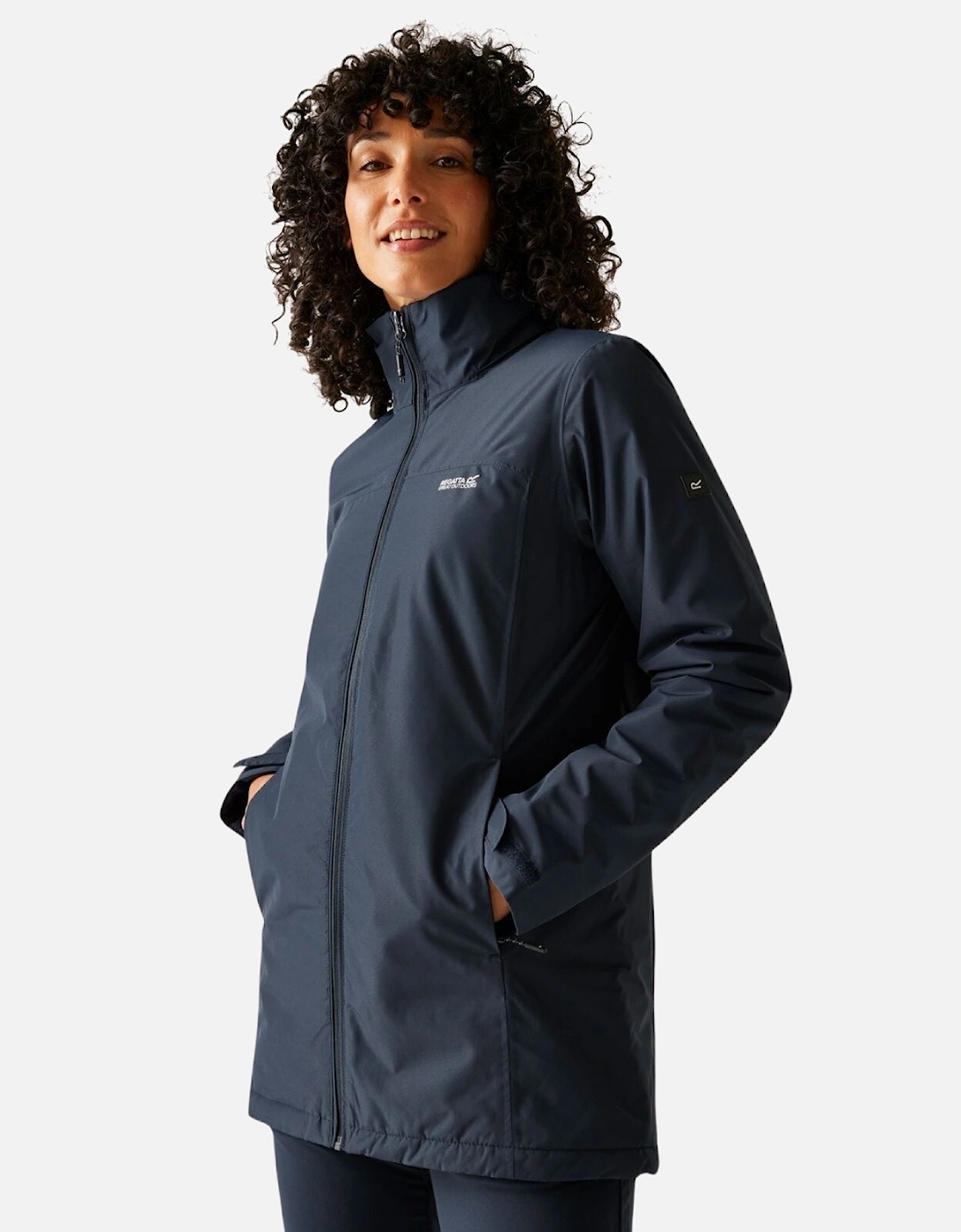 Womens Tamlin Insulated Long Length Waterproof Jacket, 2 of 1
