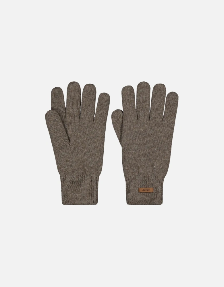 Mens Haakkon Wool Fleece Lined Ribbed Cuff Gloves