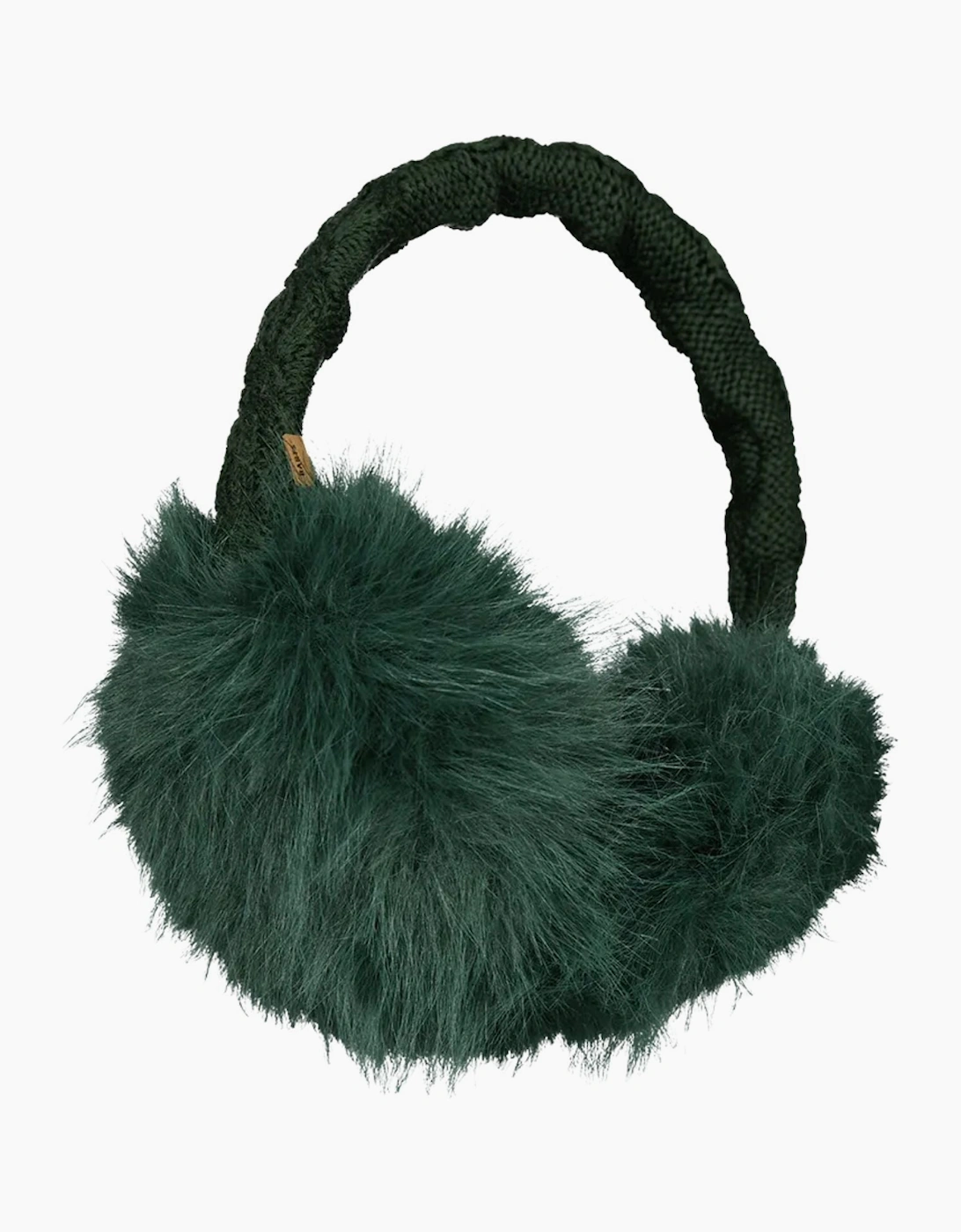 Women's Barts Womens Faux Fur Cable Knit Earmuffs - Brown - Size: ONE size