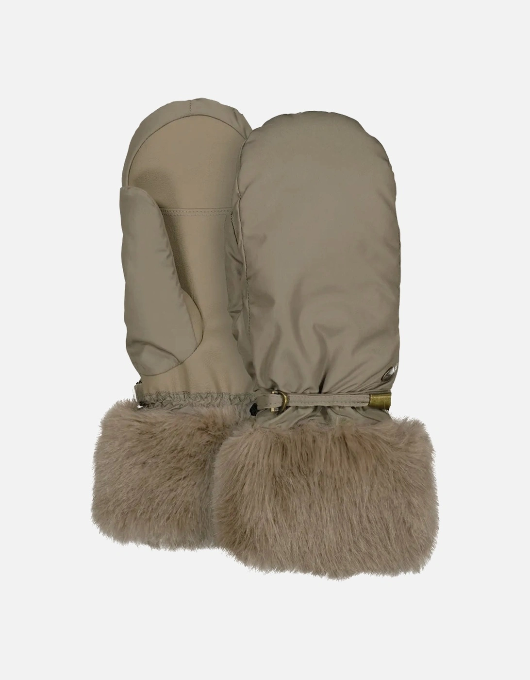 Womens Empire Waterproof Faux Fur Skiing Gloves, 2 of 1