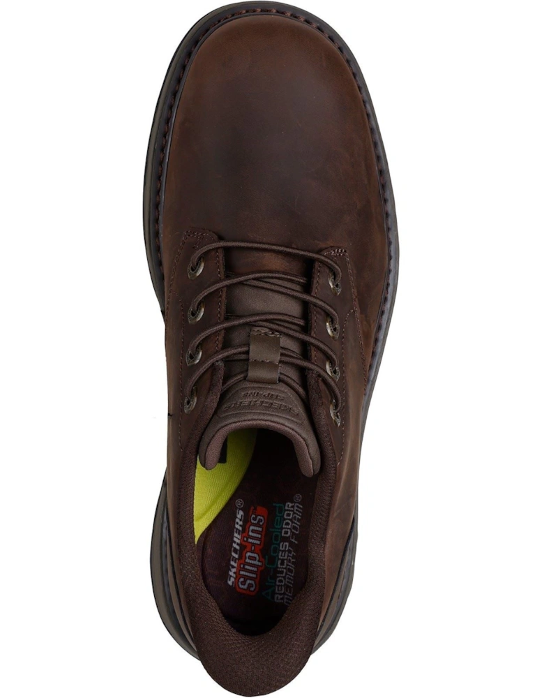 Lockett Gustav Leather Men's Cocoa Lace-Up Shoes