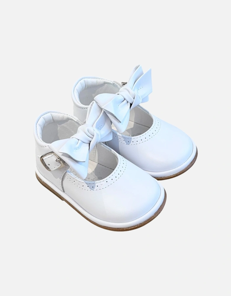 White Leather Vitoria Shoe