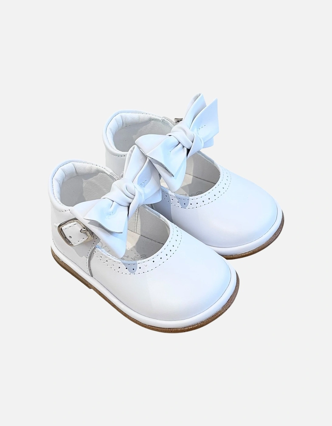 White Leather Vitoria Shoe, 3 of 2