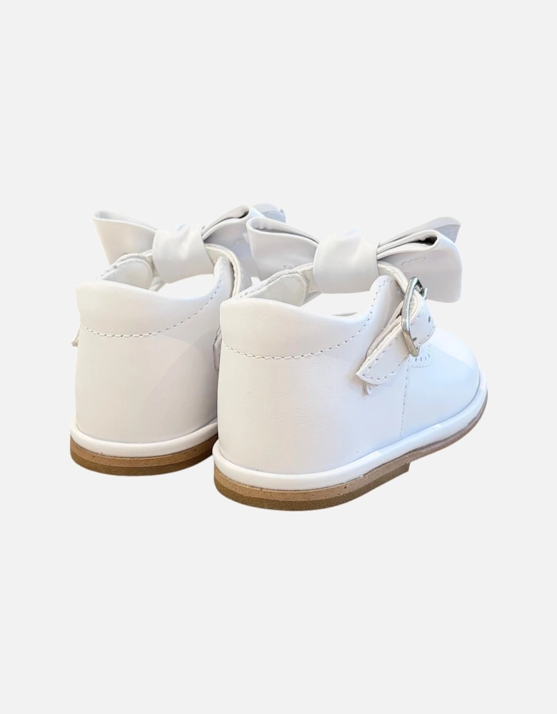 White Leather Vitoria Shoe
