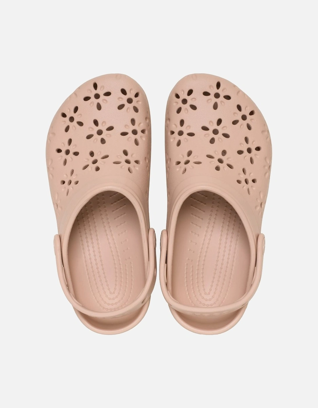 Classic Floral Cut Out Womens Clogs