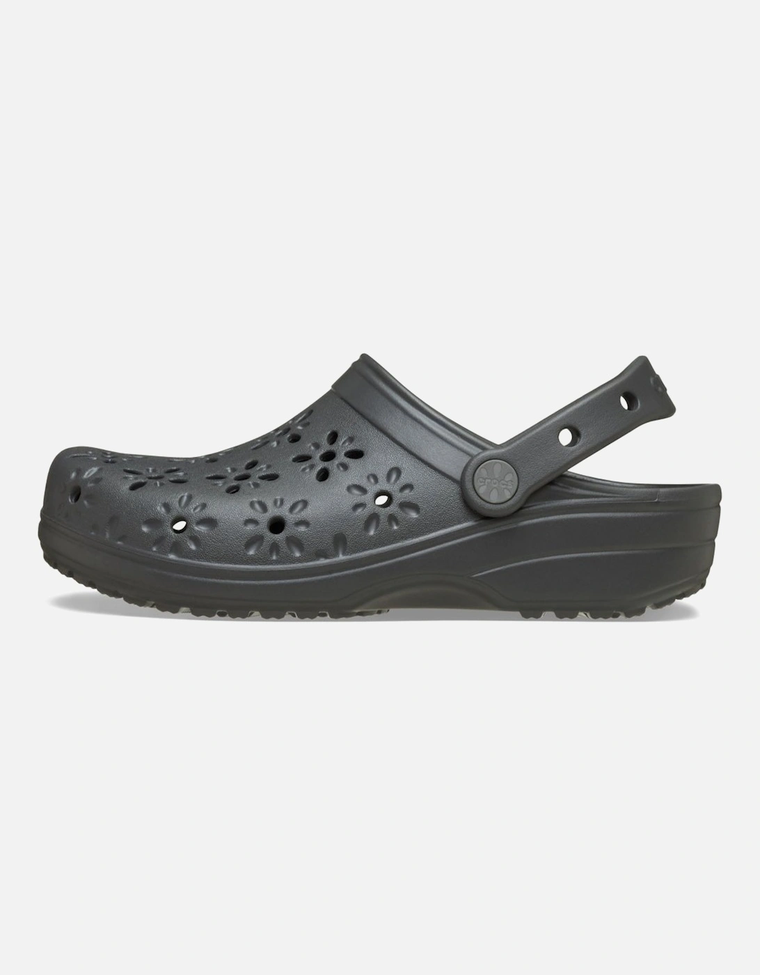 Classic Floral Cut Out Womens Clogs