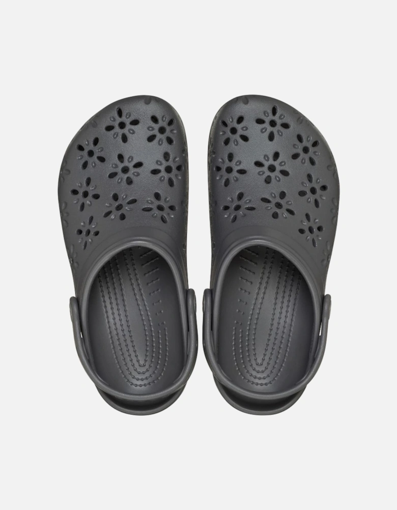 Classic Floral Cut Out Womens Clogs