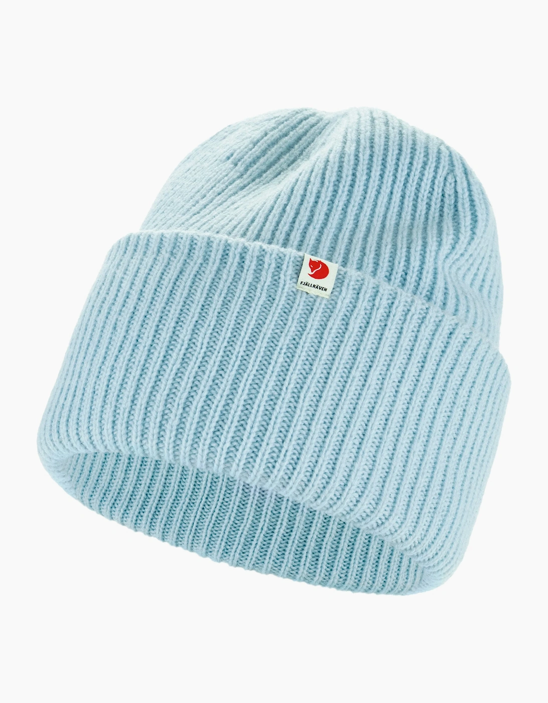 Fjallraven Heavy Beanie - Men's - Blue - Lambswool - Rib-Knitted - Large - Image 3