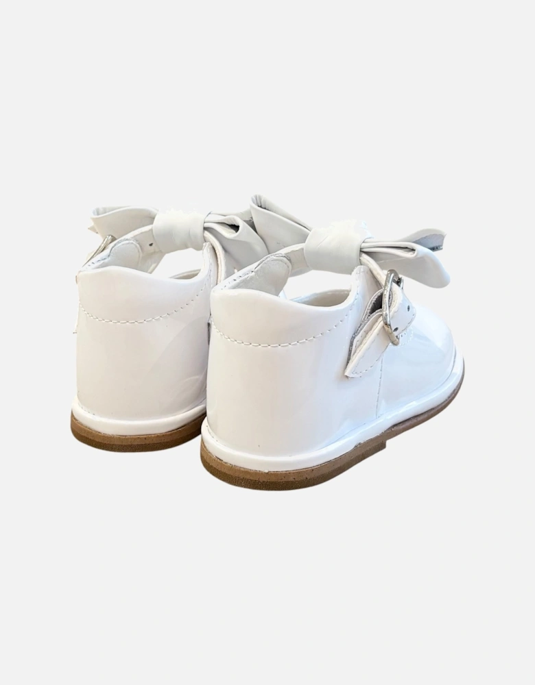 White Patent Leather Vitoria Shoe