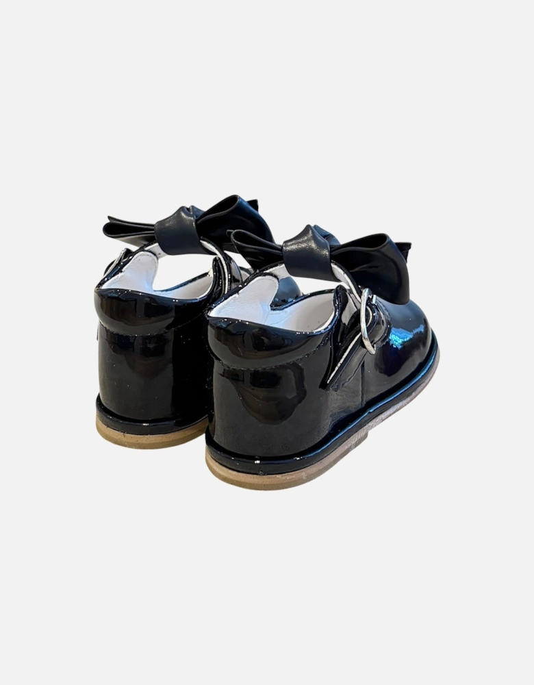 Navy Patent Leather Vitoria Shoe