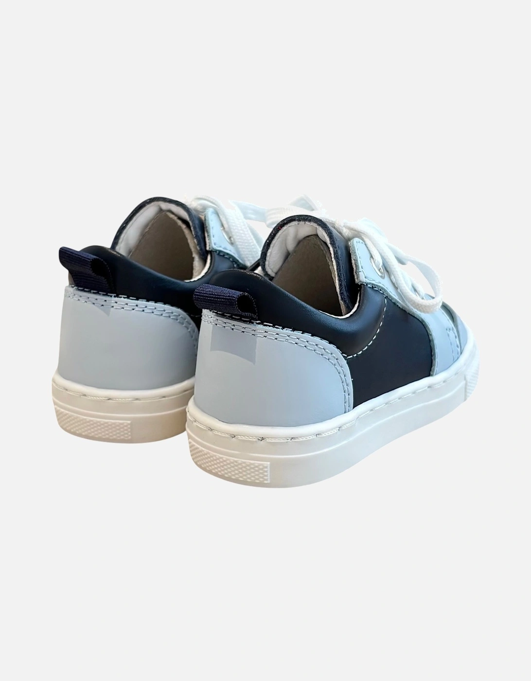 Navy X Blue Leather Nico Trainers