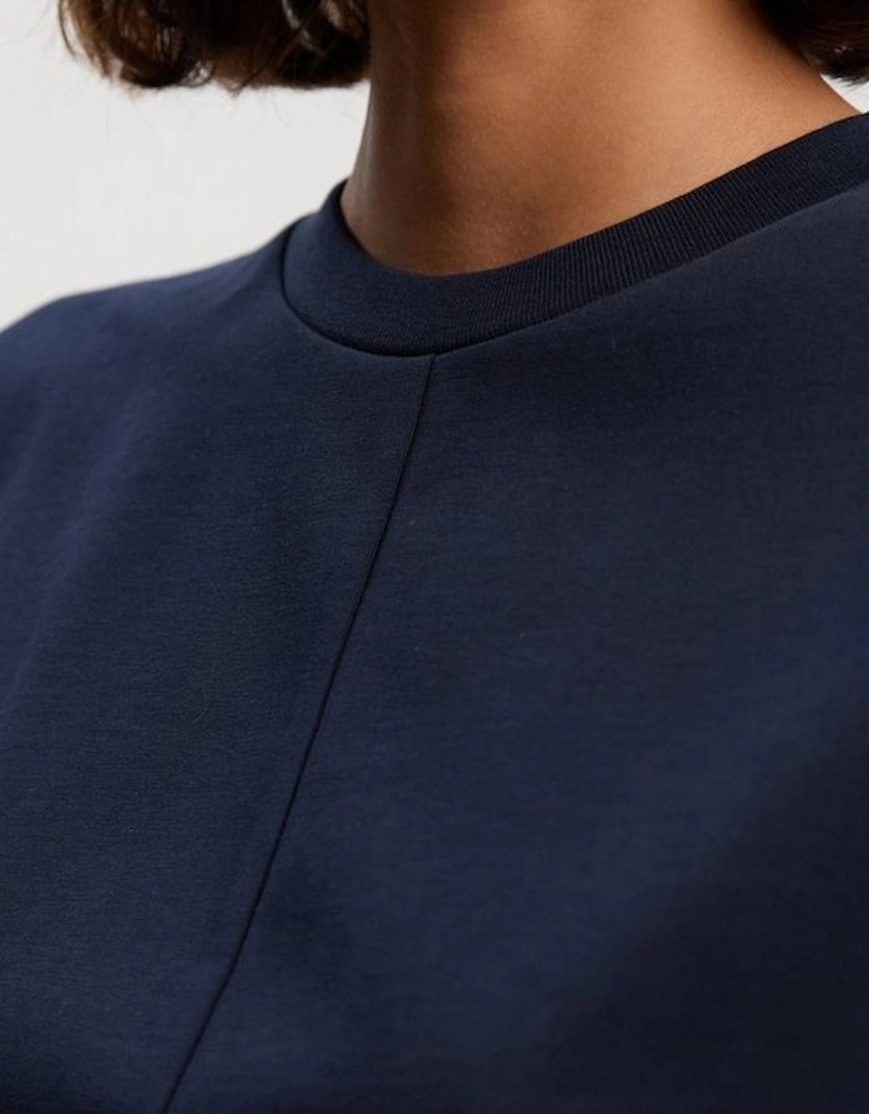 Cotton Ruched Waist Detail Tshirt