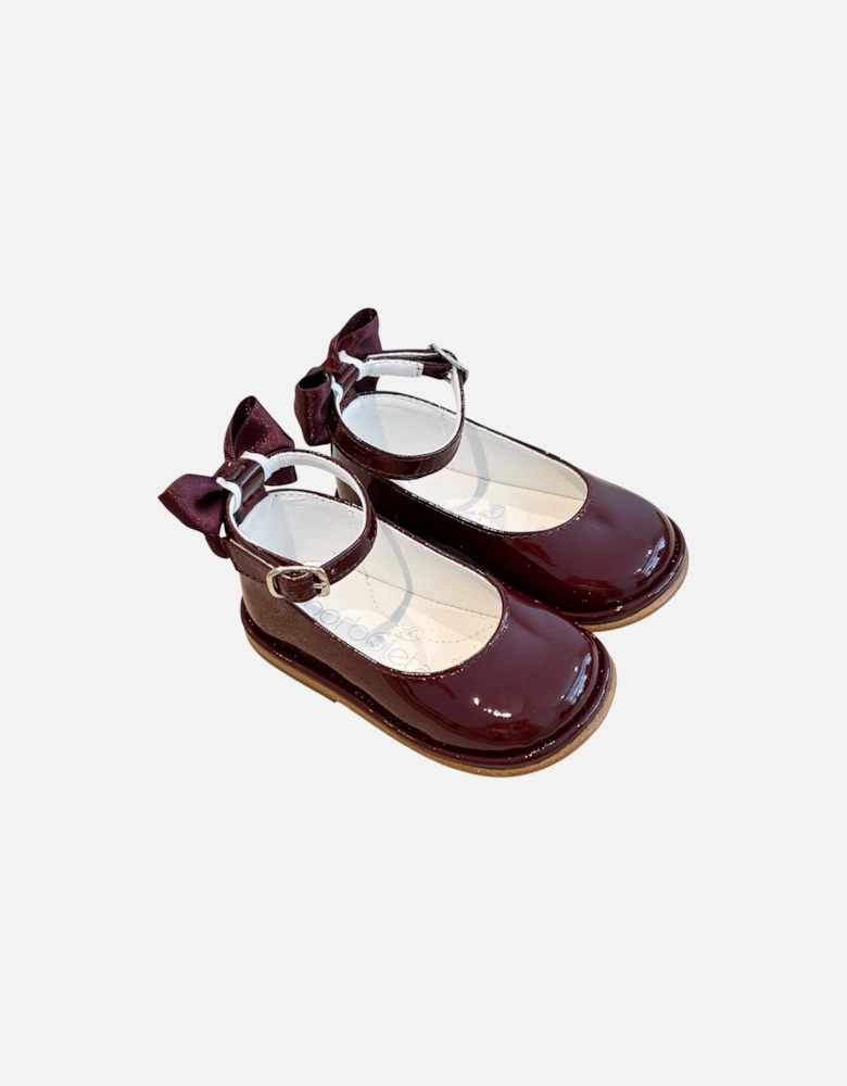 Burgundy Patent Leather Leonie Shoe