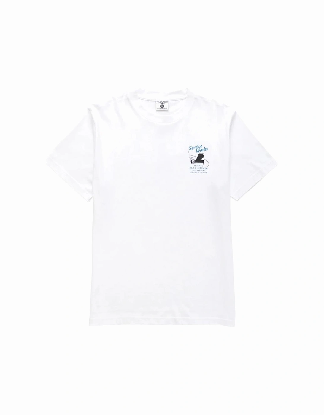 Men's Service Works Bar & Kitchen Tee - White - Size: 40