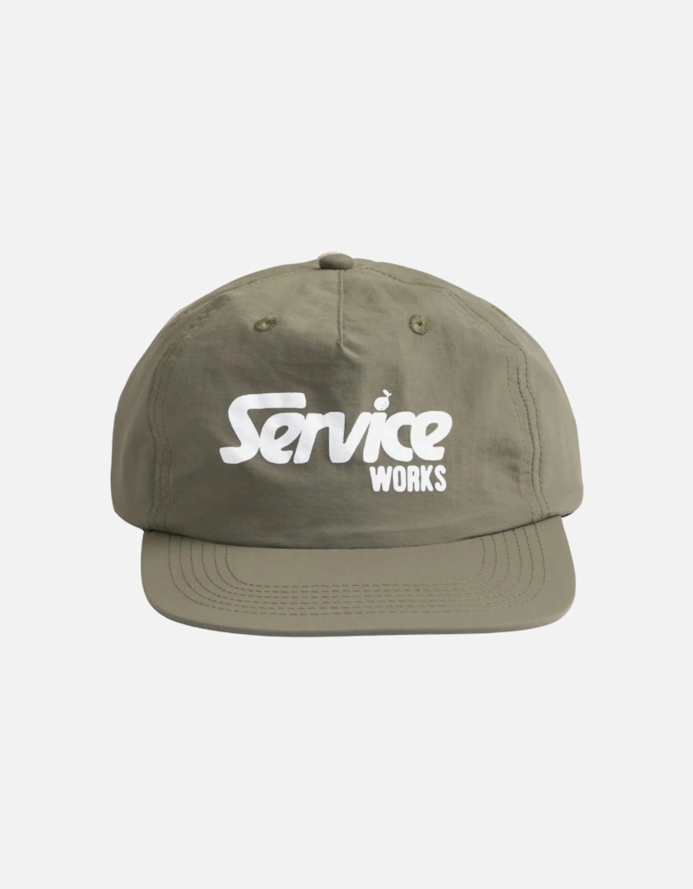 Nylon Drivers Cap - Olive
