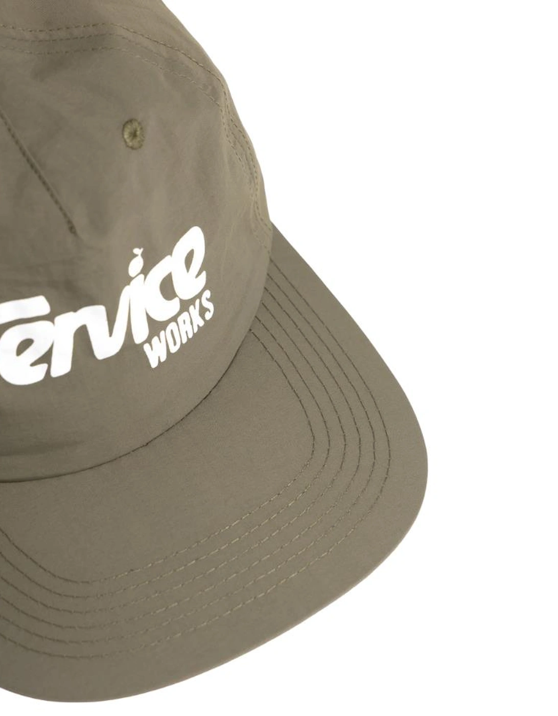 Nylon Drivers Cap - Olive