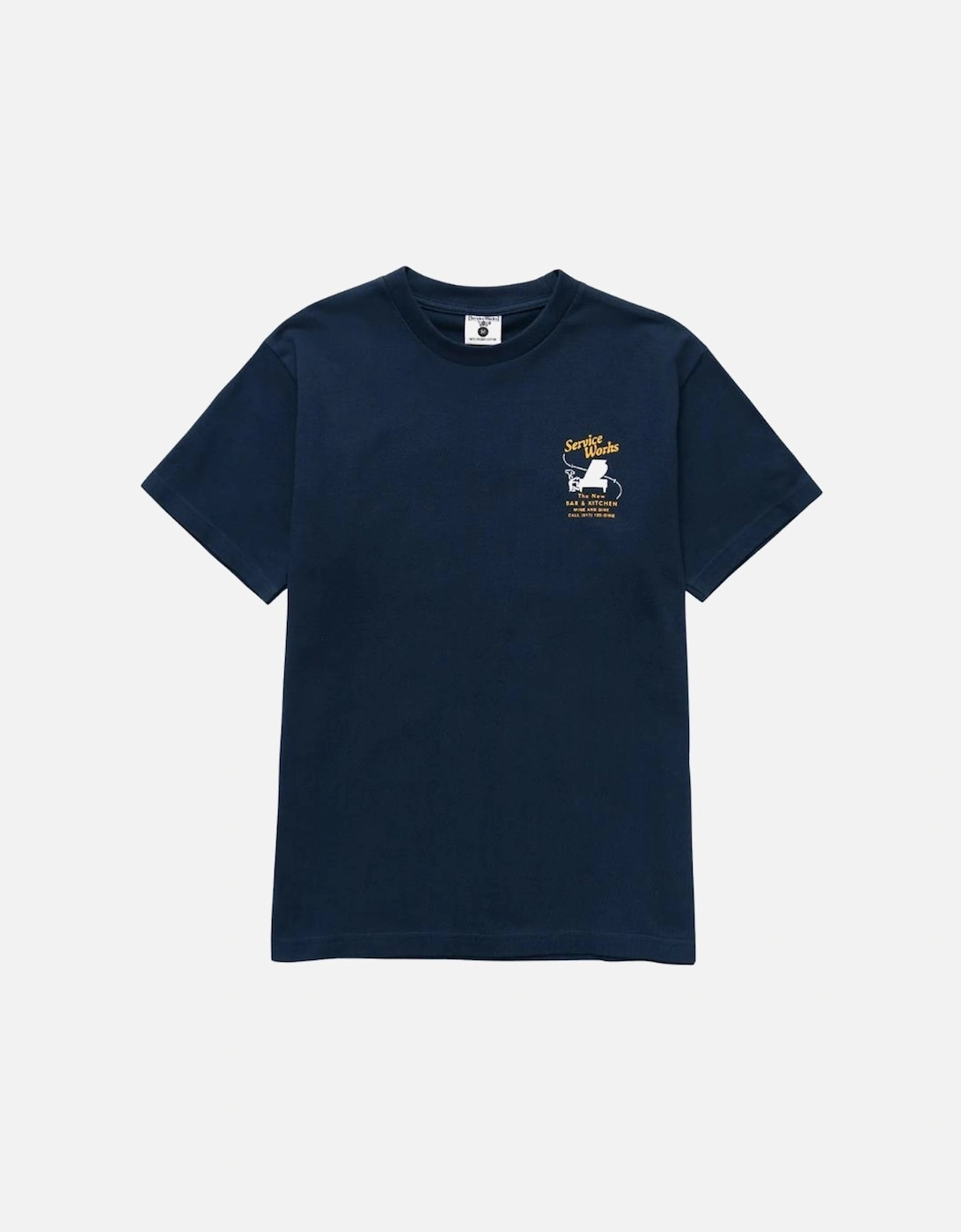 Men's Service Works Bar & Kitchen Tee - Navy - Size: 44