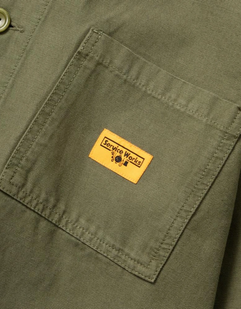 Canvas Chore Shirt - Olive