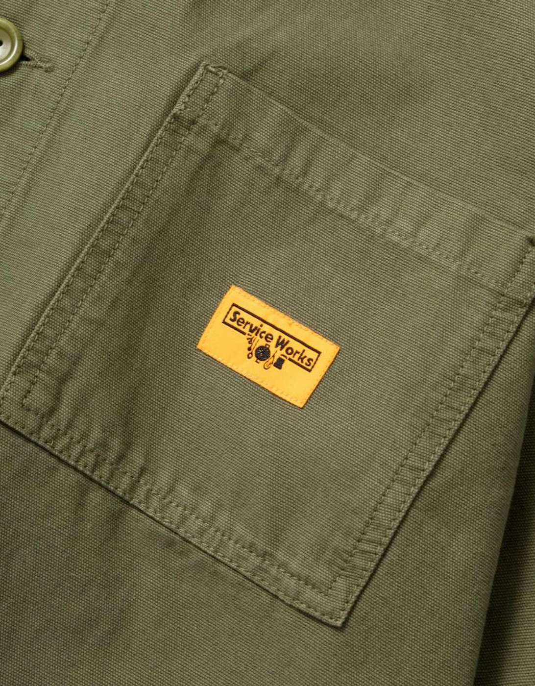 Canvas Chore Shirt - Olive