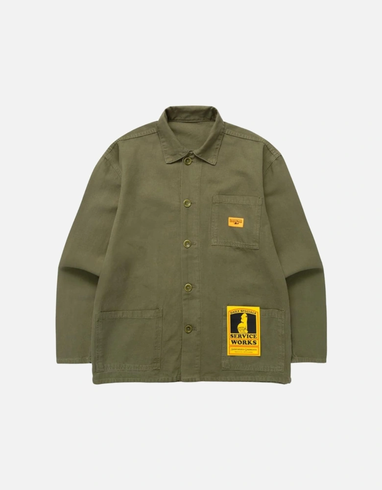 Canvas Chore Shirt - Olive