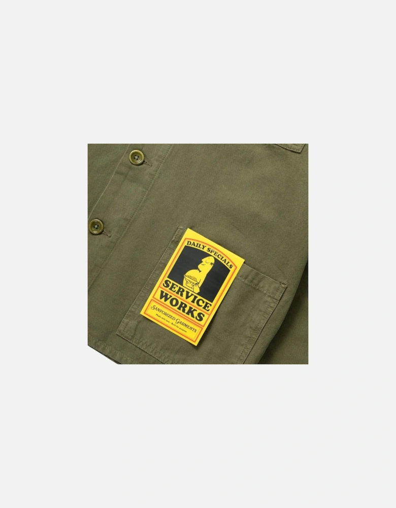 Canvas Chore Shirt - Olive