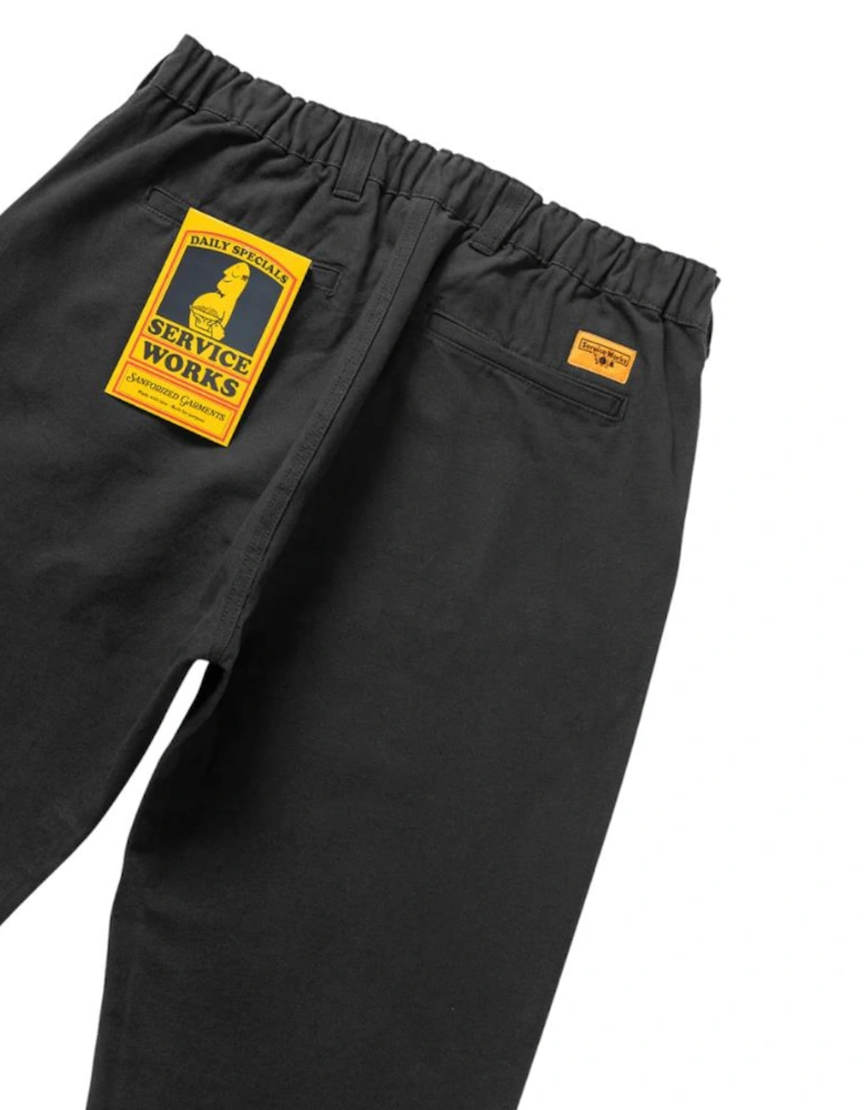 Canvas Waiter Pants - Black