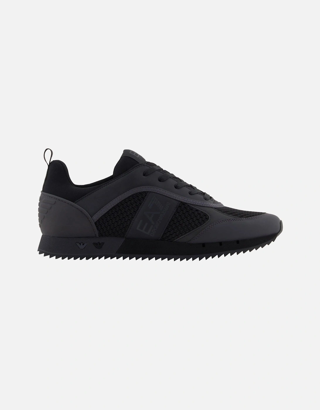 Emporio Armani Mesh Runner Trainers Black/Asphalt, 5 of 4