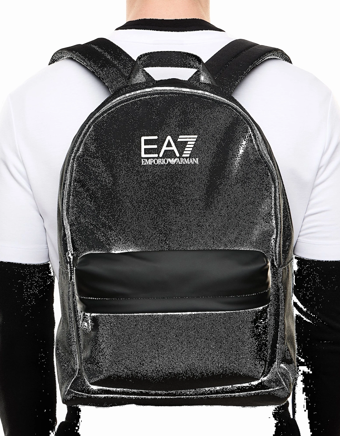Emporio Armani Core Round Backpack Black/White