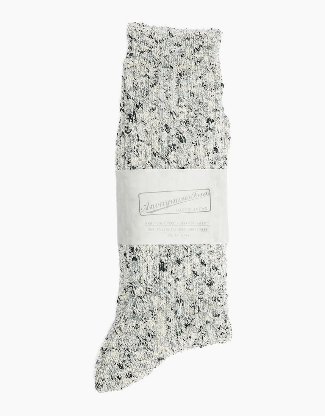 Men's Anonymous Ism Homespun Art Yarn Crew Cotton Men's Socks - White - Size, 9.5/13/12.5/12/11.5/11/9/16/15.5/15/14.5/14/13.5/10.5/10