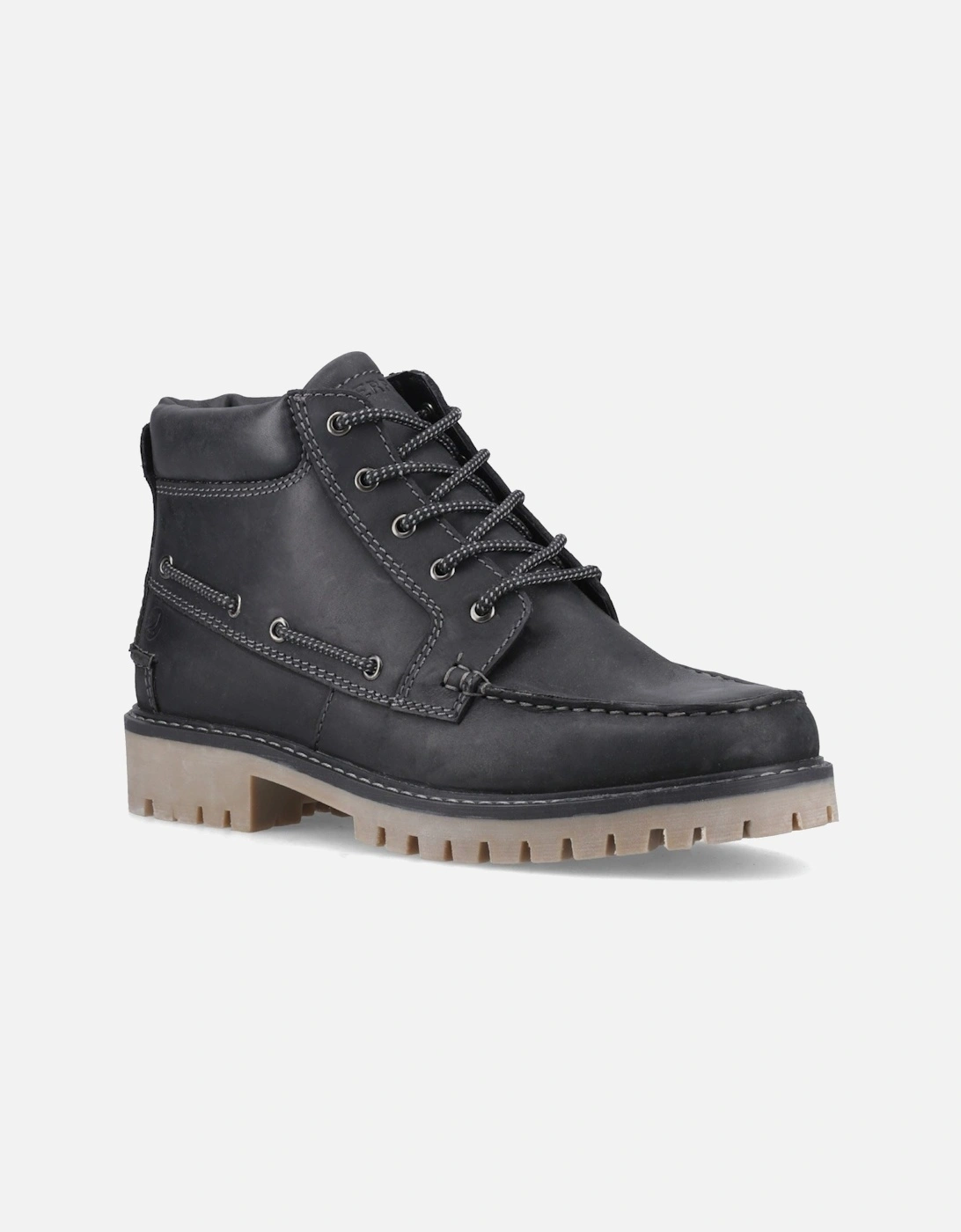 Sperry Baltimore Leather Men's Black Ankle Boots, 6 of 5