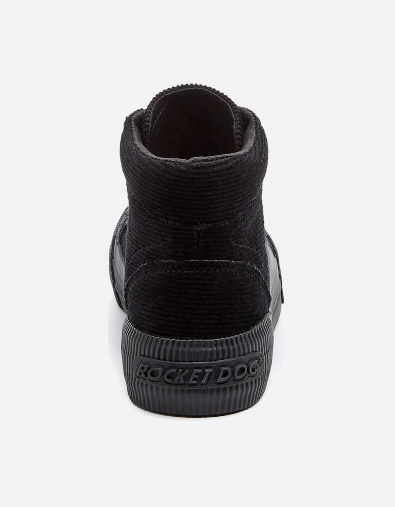 Cheery Hi Corduroy Women's Black Trainers