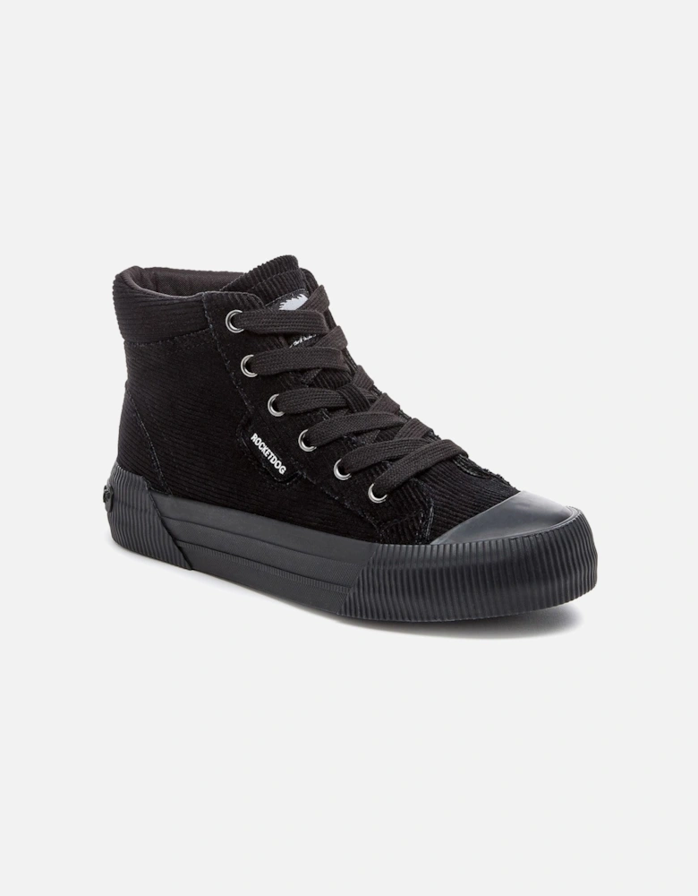 Cheery Hi Corduroy Women's Black Trainers