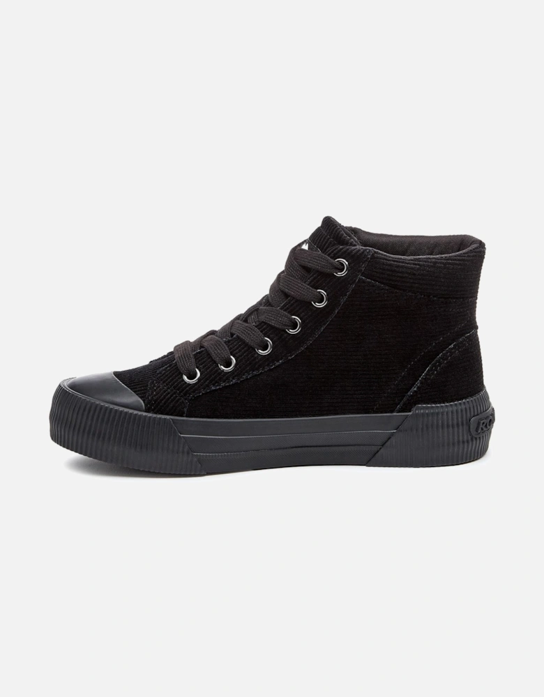 Cheery Hi Corduroy Women's Black Trainers