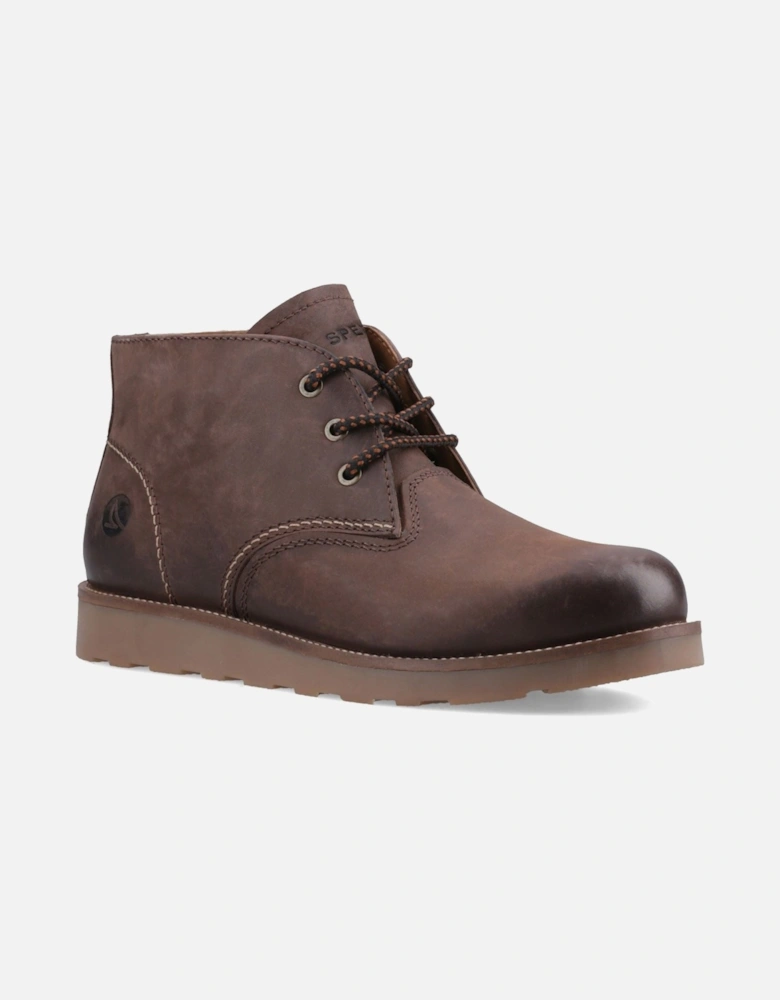 Sperry Portland Leather Men's Brown Ankle Boots