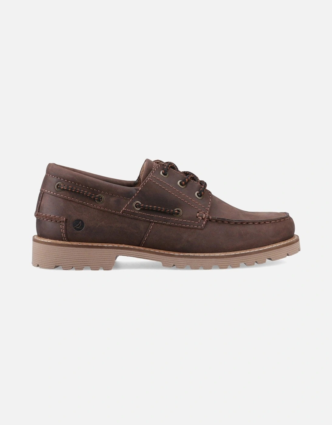 Sperry Houston Leather Men's Brown Boat Shoes